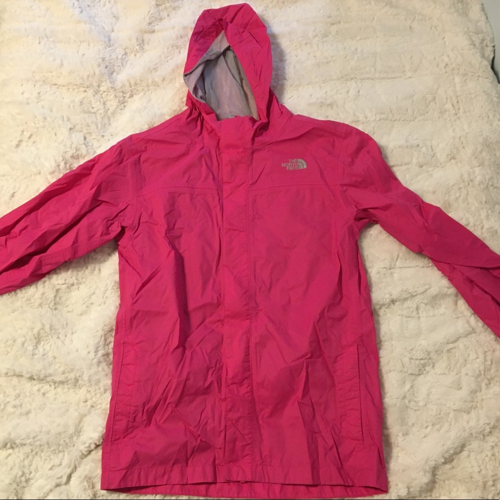 Pink North Face Windbreaker